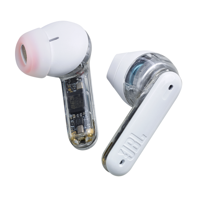 JBL Tune Flex Ghost Edition - White Ghost - True wireless Noise Cancelling earbuds - Detailshot 6 image number null